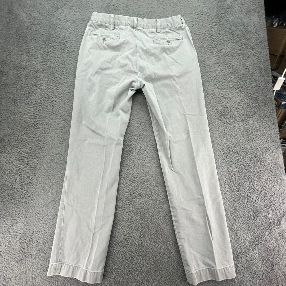 Polo Ralph Lauren Classic Fit Chino Pants‎ Mens 34x34 Gray Cotton Flat Front